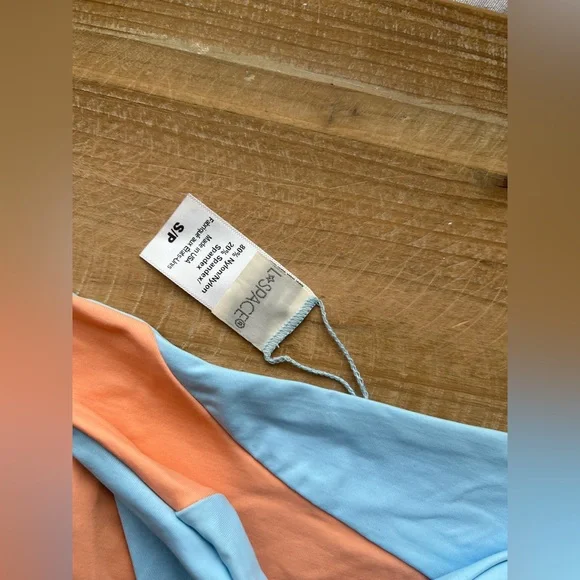 L* Space Orange and Blue Dani Classic Bikini Bottom Women's Small - Picture 7 of 9